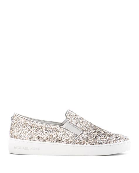 michael kors glitter sneaker|Michael Kors glitter slip on.